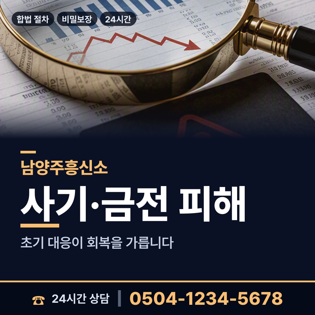 남양주 금곡동 중고거래사기 상담 안내